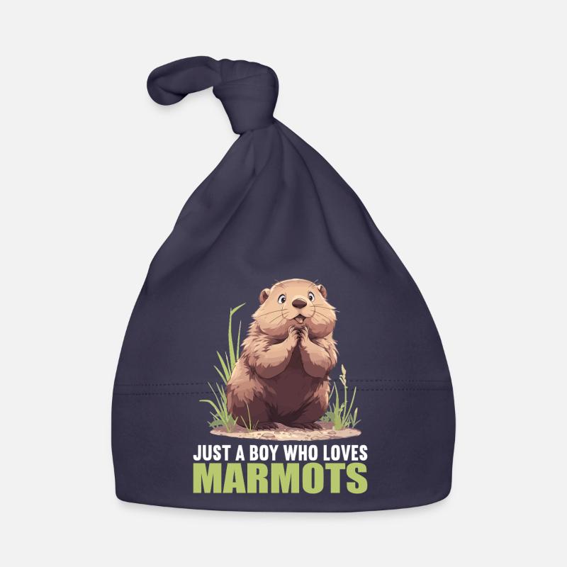 Murmeltiere Murmeltier Baby Bio-Mütze