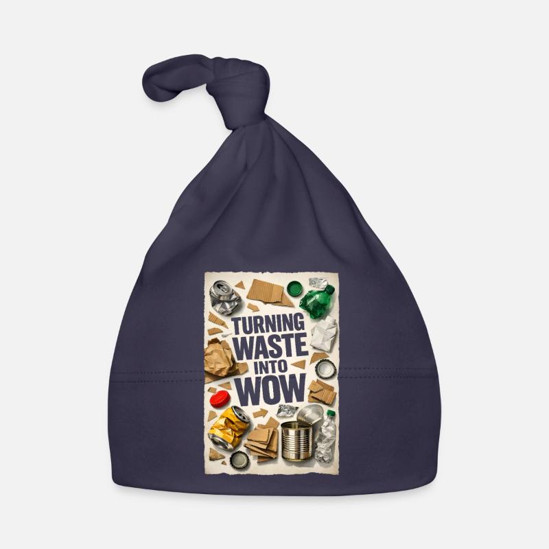 Abfall wird Wow | Upcycling Recycling Baby Bio-Mütze