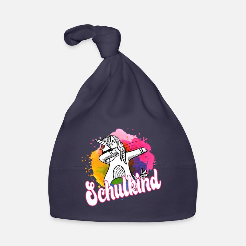 Cooles dabbing Einhorn: Endlich Schulkind! Baby Bio-Mütze