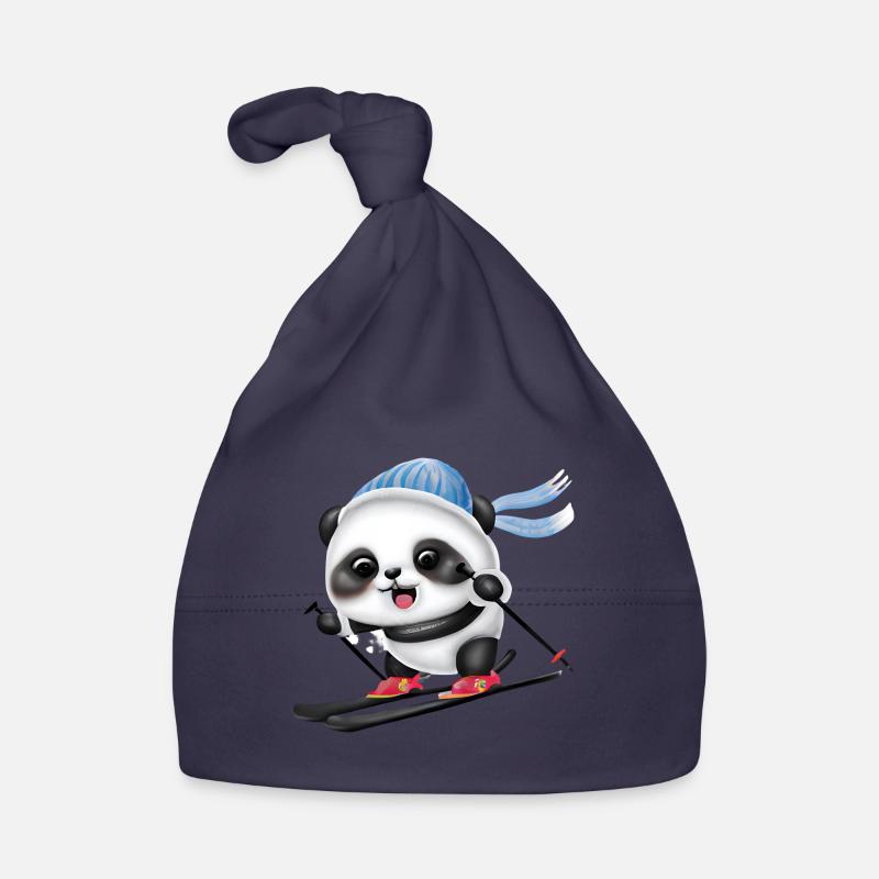 Ski Panda Bonnet bio Bébé