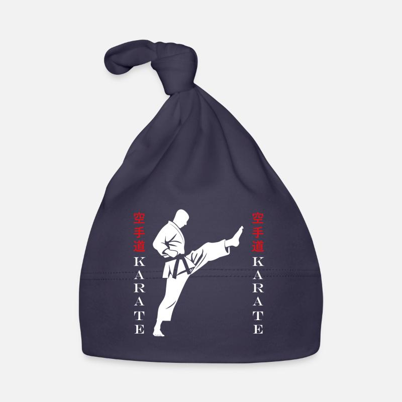karate - Bonnet bio Bébé - marine