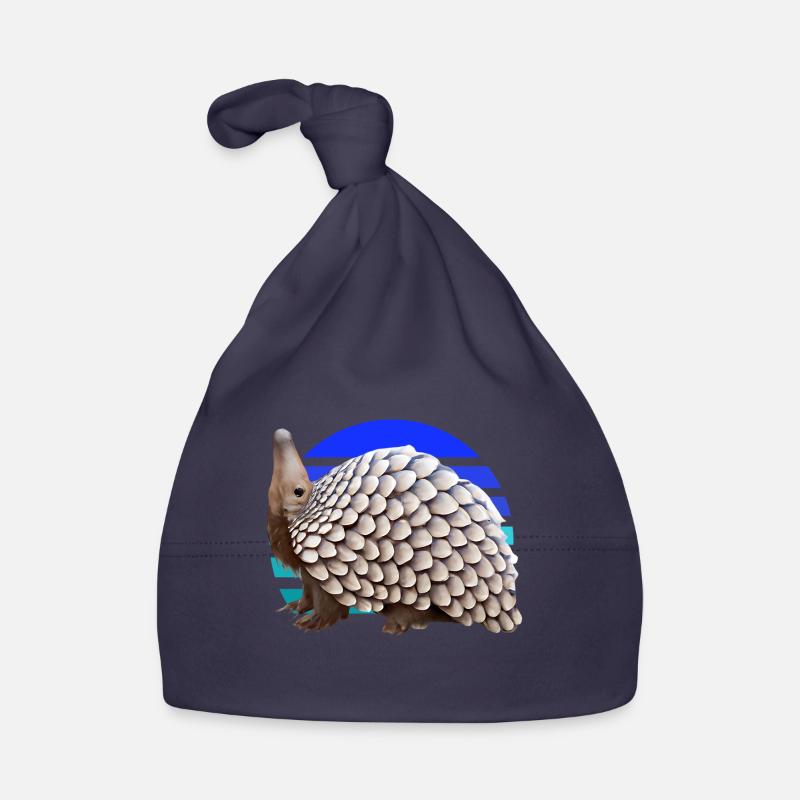 Cute pangolin design Organic Baby Cap
