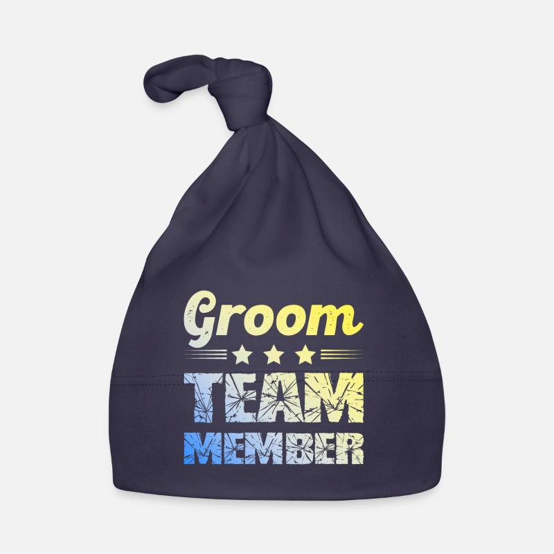 Groom Team Organic Baby Cap
