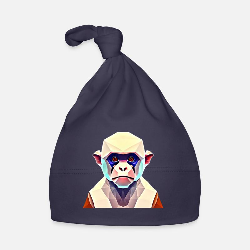 Singe polygonal Bonnet bio Bébé