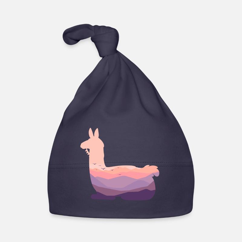 Llama Organic Baby Cap