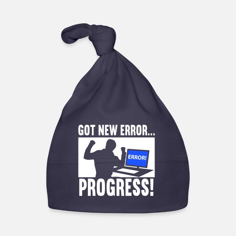 Neuer Fehler Entwickler Programmierer - Baby Bio-Mütze - Navy