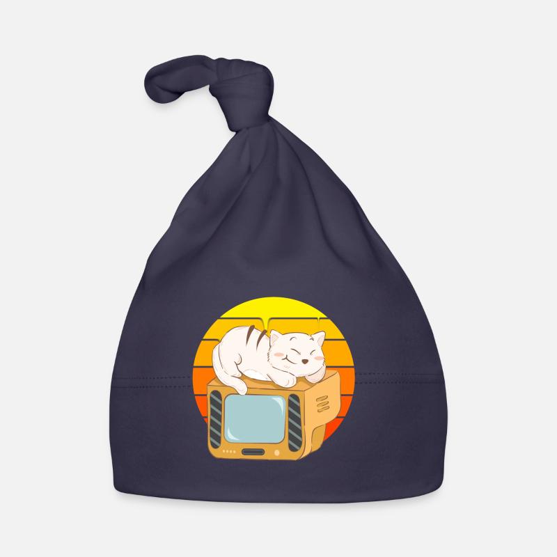 Cat Tv Coucher de soleil Bonnet bio Bébé