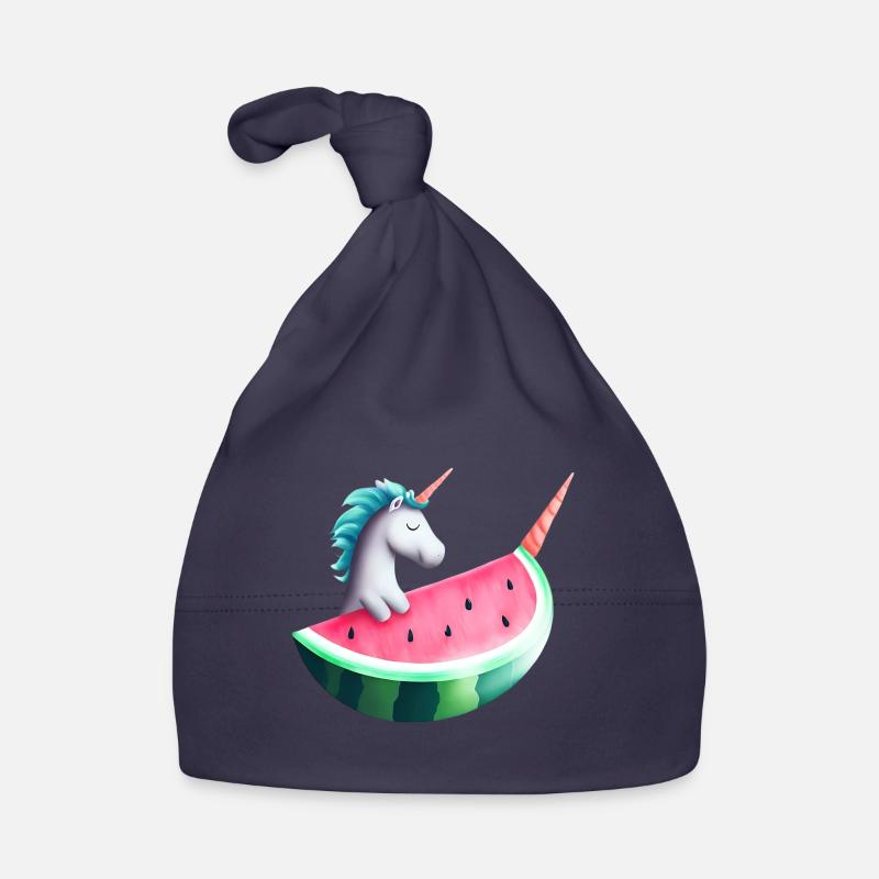 Licorne de pastèque Bonnet bio Bébé