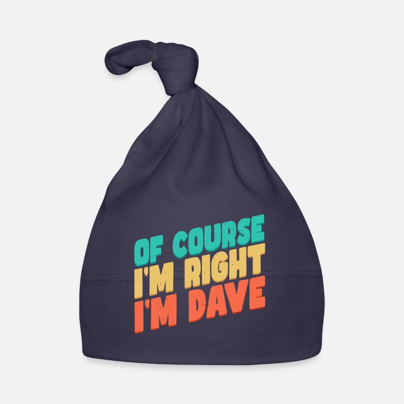 I'm Dave Organic Baby Cap