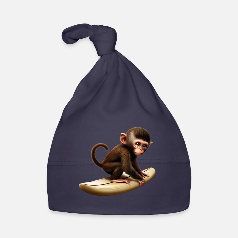 Singe Surfeur Bonnet bio Bébé