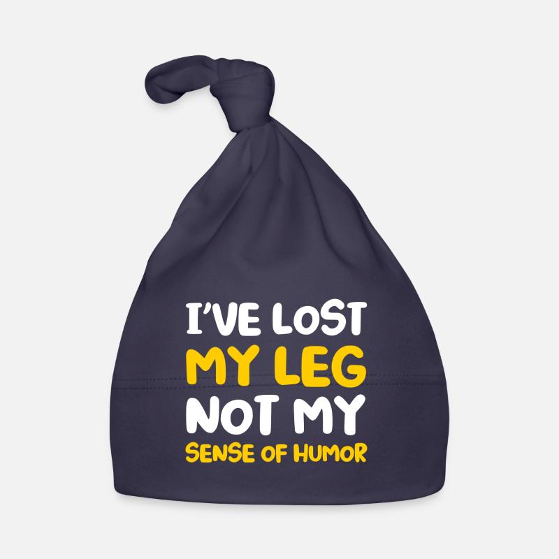 Handicap Amputee Amputation Prosthetic Leg Organic Baby Cap