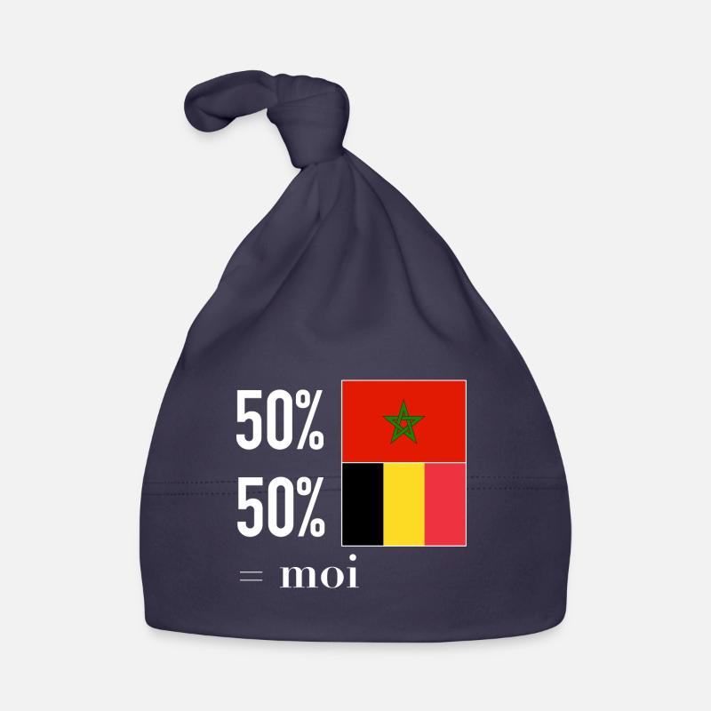 Half Belgian / half Moroccan Organic Baby Cap