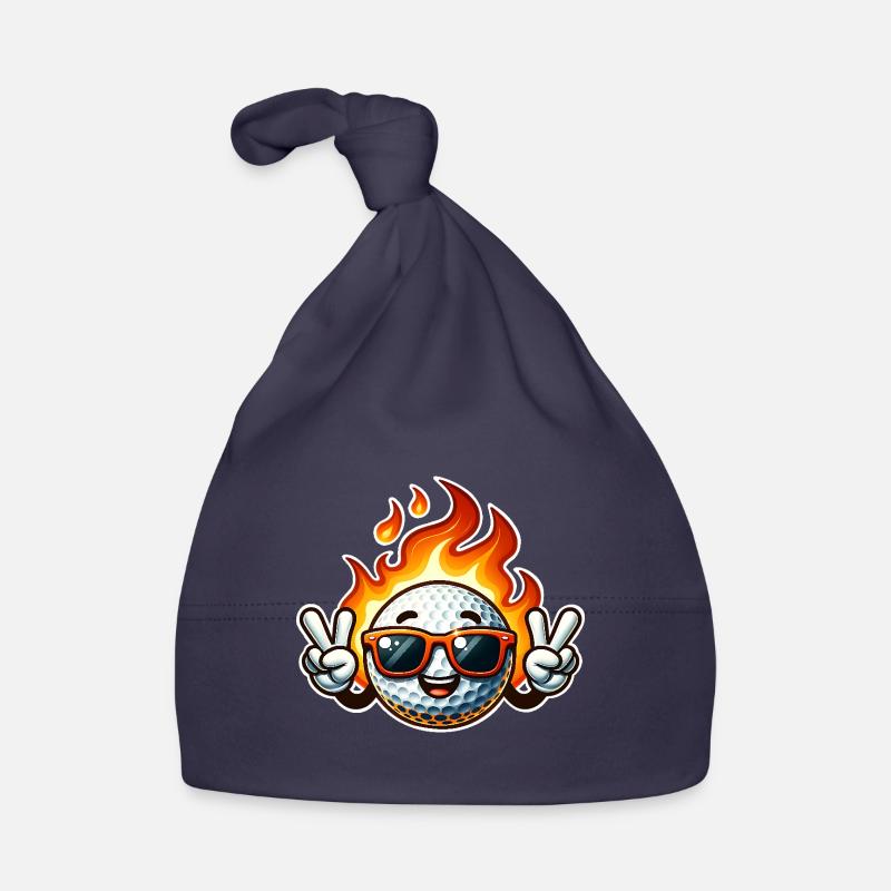 Golf Flames Balle de golf de feu Bonnet bio Bébé