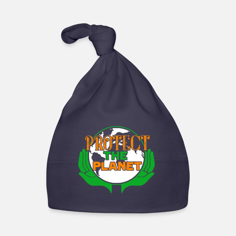Earth Day Protect The Planet Earth Organic Baby Cap