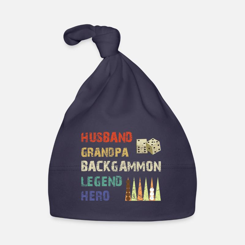 Backgammon Spiel Baby Bio-Mütze