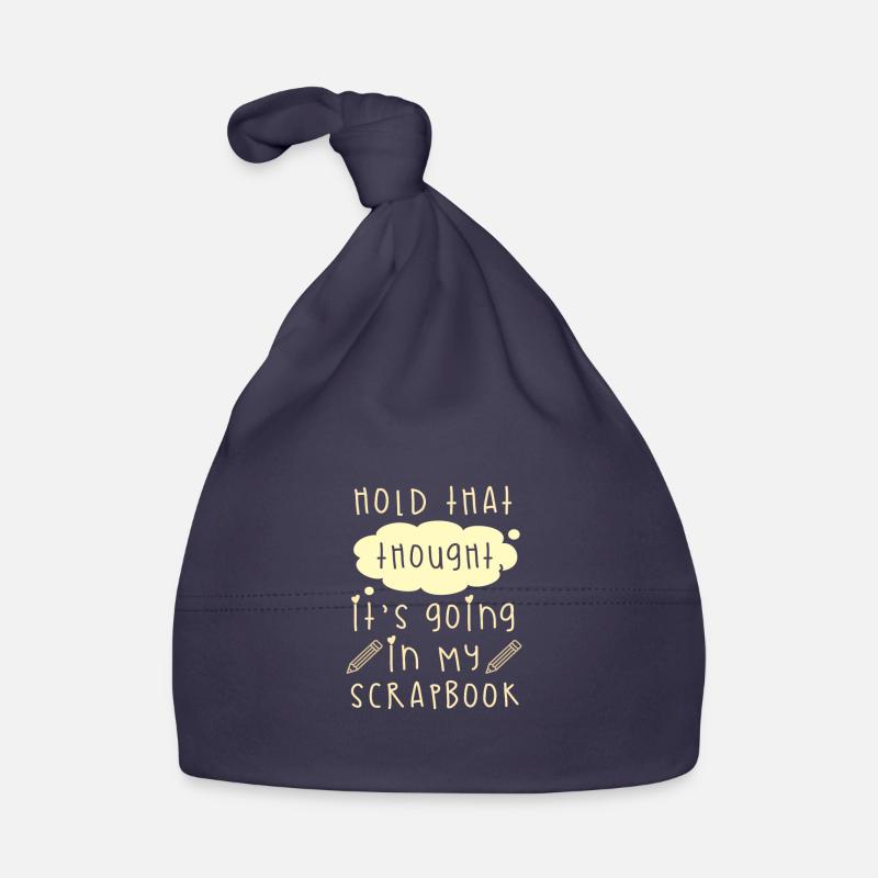 Les cadeaux de scrapbooker contiennent cette pensée qu’il va entrer Bonnet bio Bébé