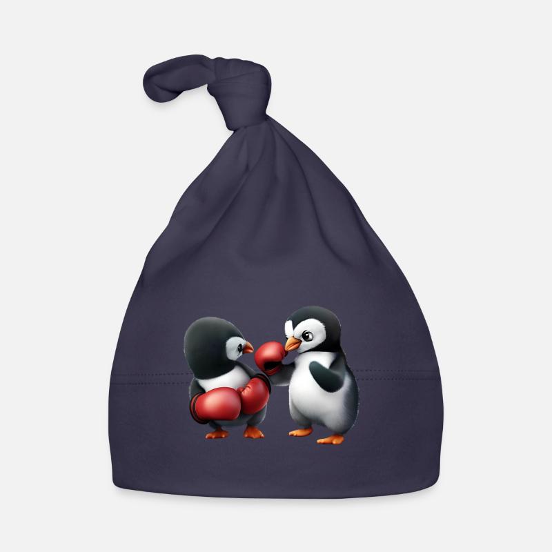 Match de boxe Penguin Bonnet bio Bébé