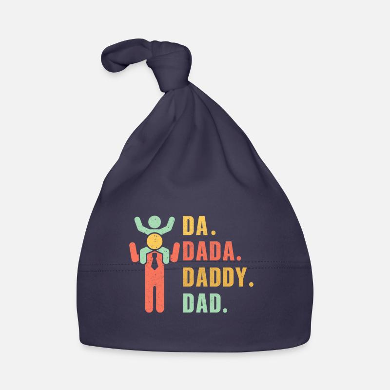 Daddy Dada Dad Organic Baby Cap
