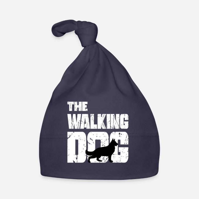 The Walking Dog deutscher Schäferhund Geschenk Baby Bio-Mütze