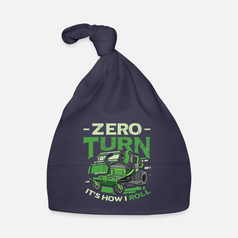 Zero Turn It's How I Roll Lawn Mower Organic Baby Cap