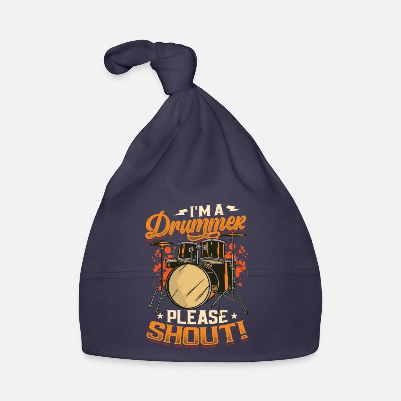 Je suis un batteur s’il vous plaît crier Bonnet bio Bébé