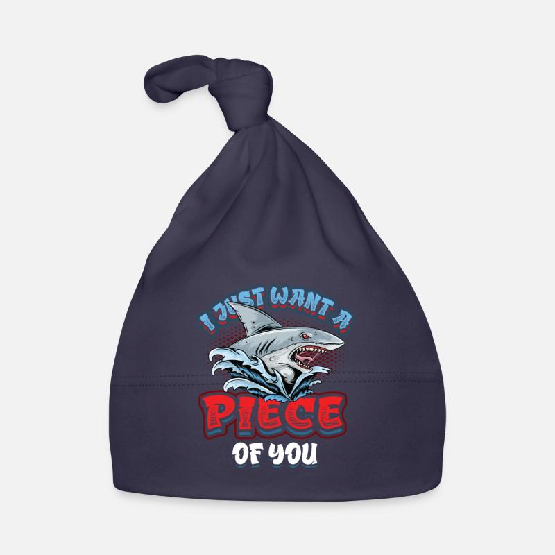 Je veux juste un morceau de toi, requin Bonnet bio Bébé