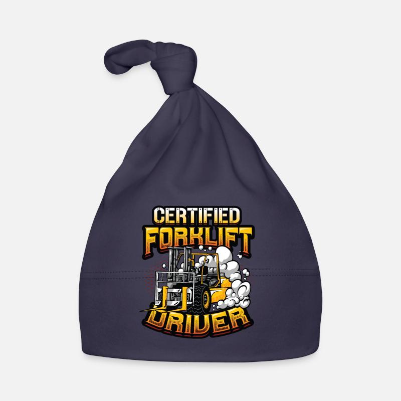 Certified forklift driver Organic Baby Cap