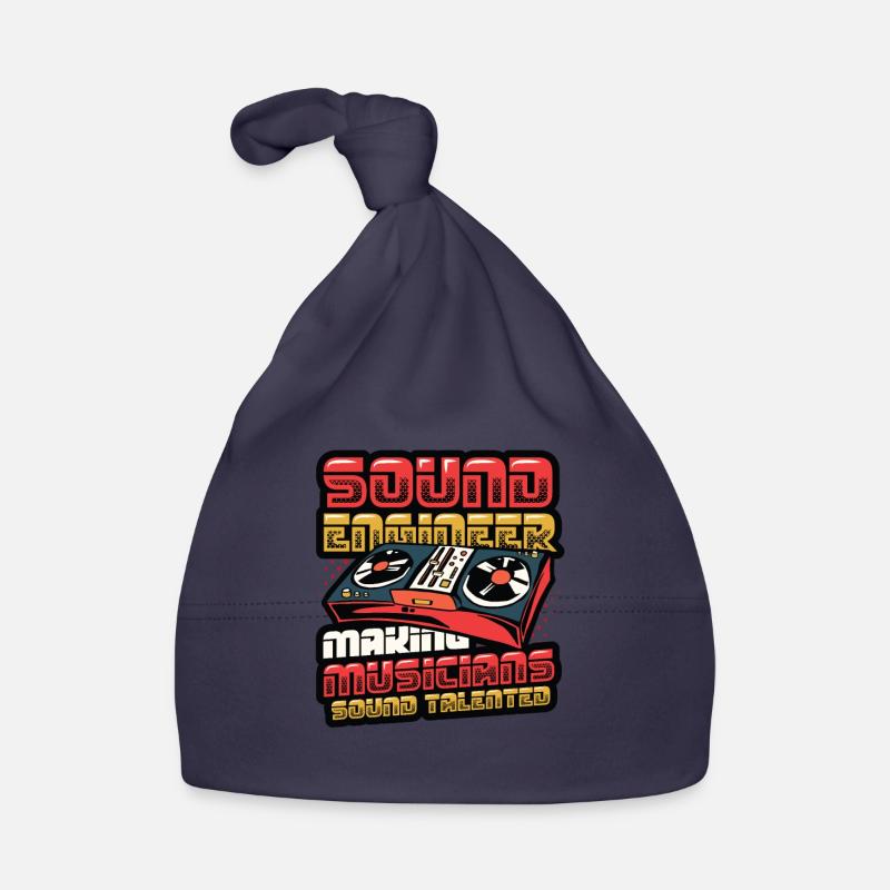 Funny sound engineer and sound engineer Organic Baby Cap