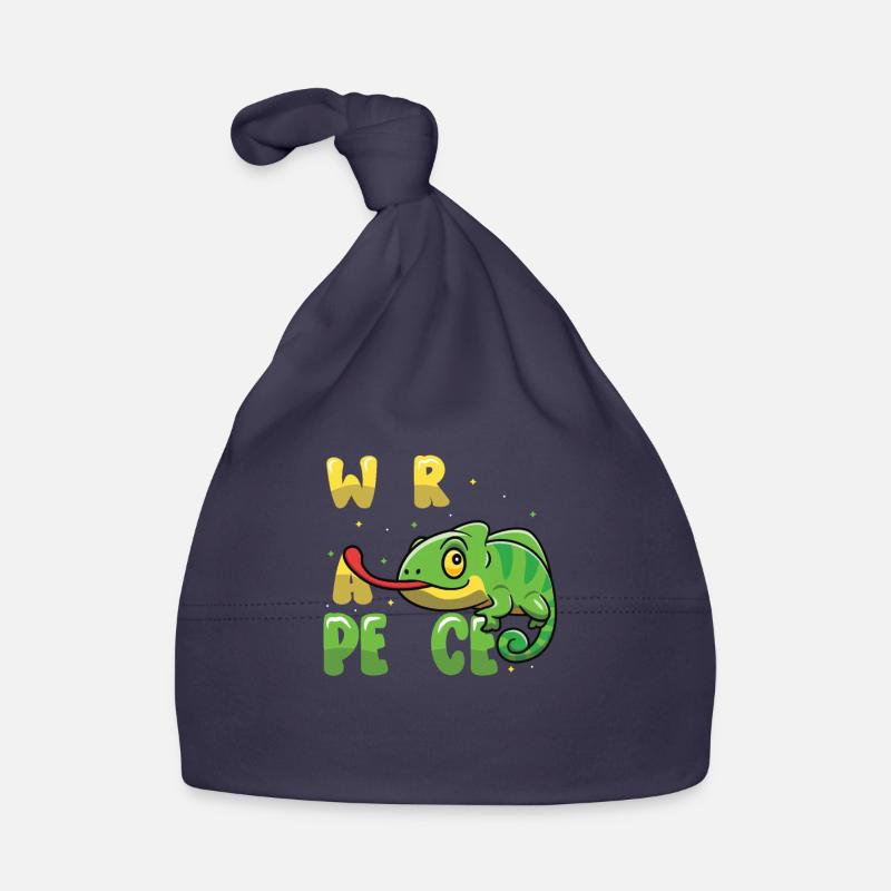 Peace Cameleon, Peace Movement Organic Baby Cap