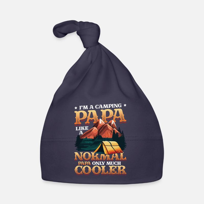 Camping Papa, Lagerfeuer Baby Bio-Mütze