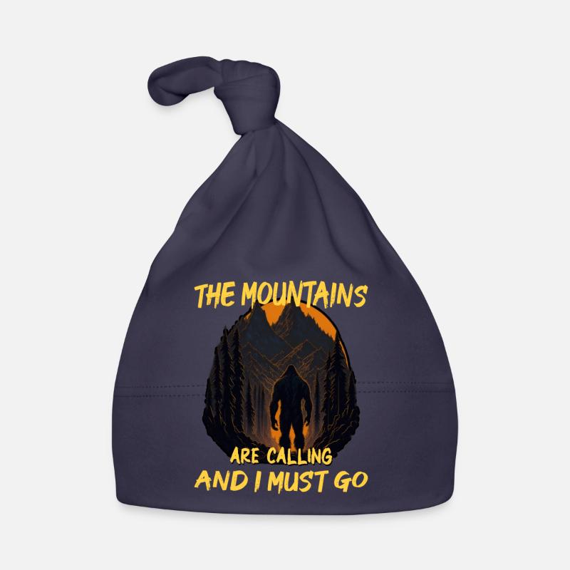 The Mountains Are Calling and I Must Go Organic Baby Cap