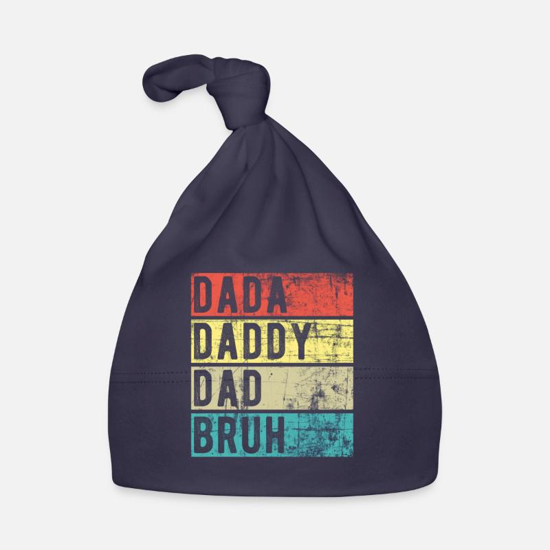 Dada Daddy Dad Bruh Organic Baby Cap