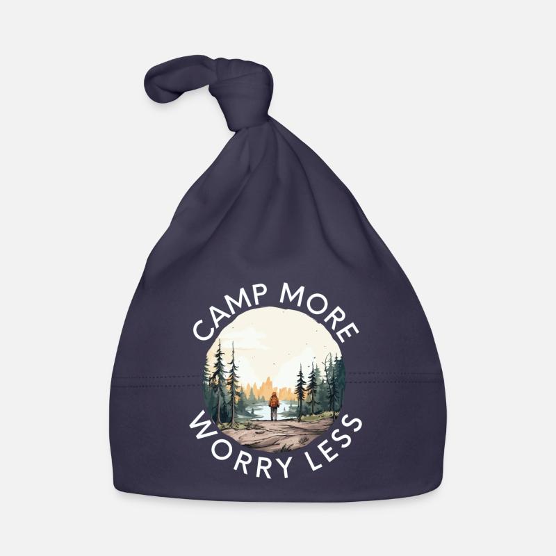 Campez plus Souciez-vous moins Bonnet bio Bébé