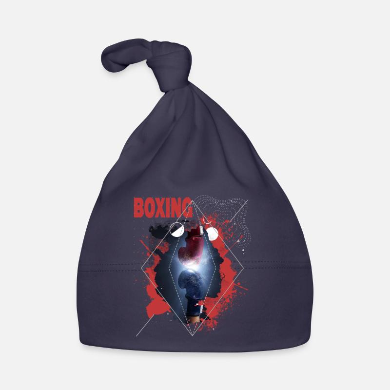 Boxen Boxing Boxer Boxhandschuhe Boxkampf Boxring Baby Bio-Mütze