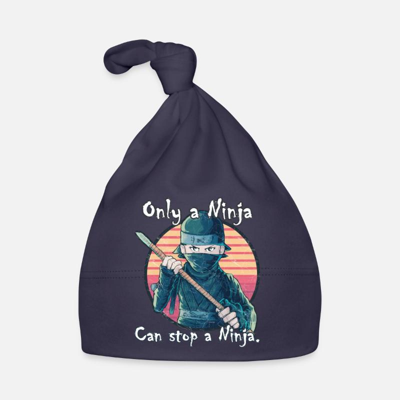 Nur ein Ninja kann einen Ninja aufhalten Baby Bio-Mütze