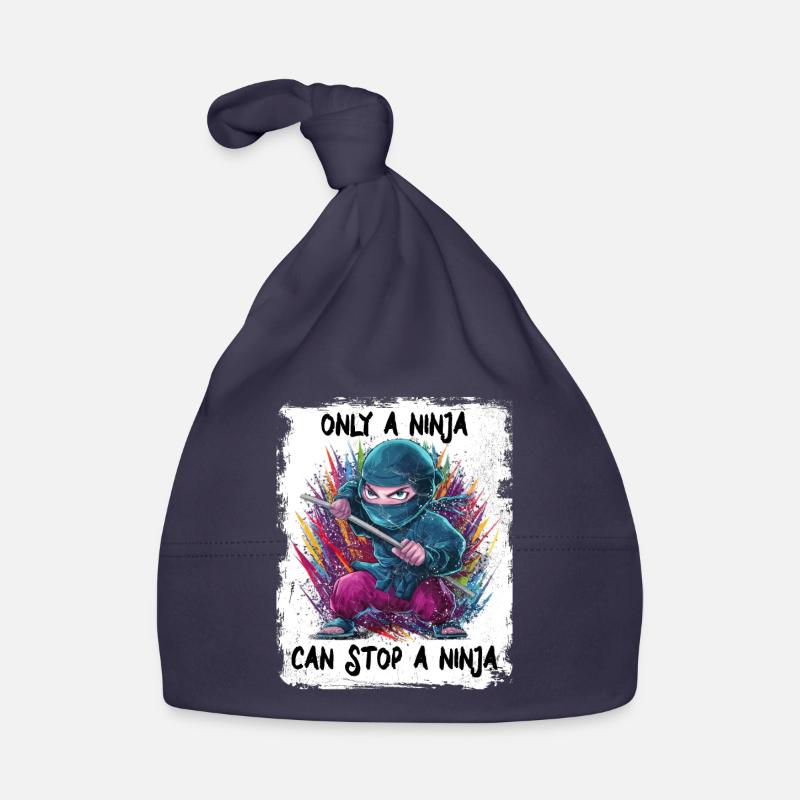 Nur ein Ninja kann einen Ninja aufhalten Baby Bio-Mütze