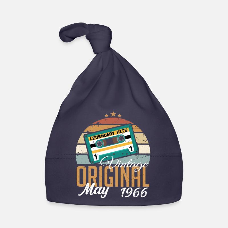 May 1966 Birthday Gift 1966 May - May 1966 Organic Baby Cap