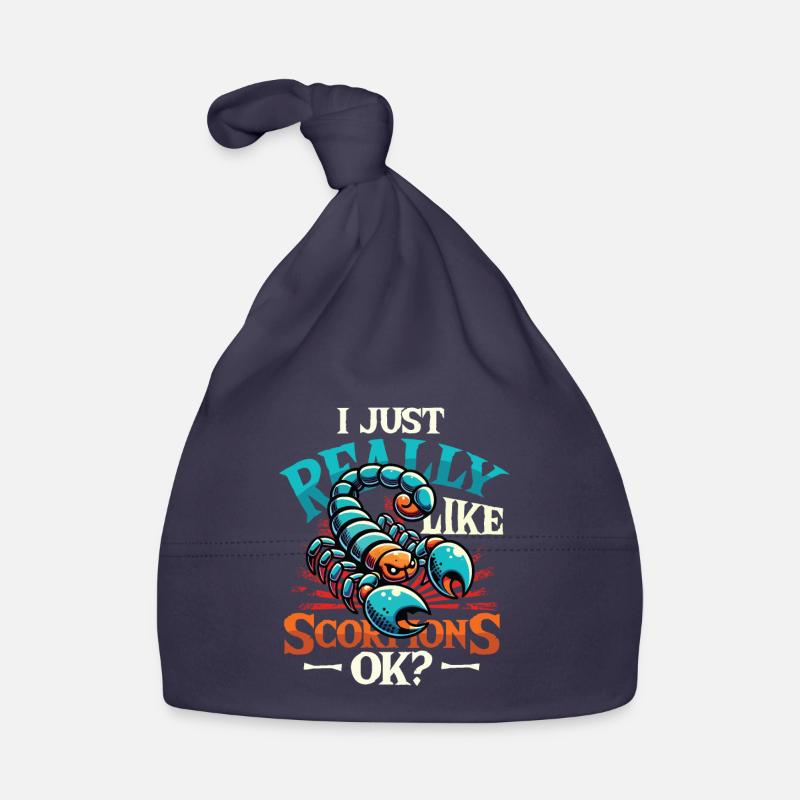 I just like scorpions Organic Baby Cap
