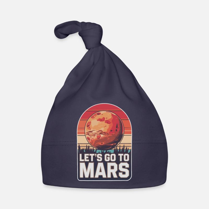 Mars Planet Planet Solar System Organic Baby Cap