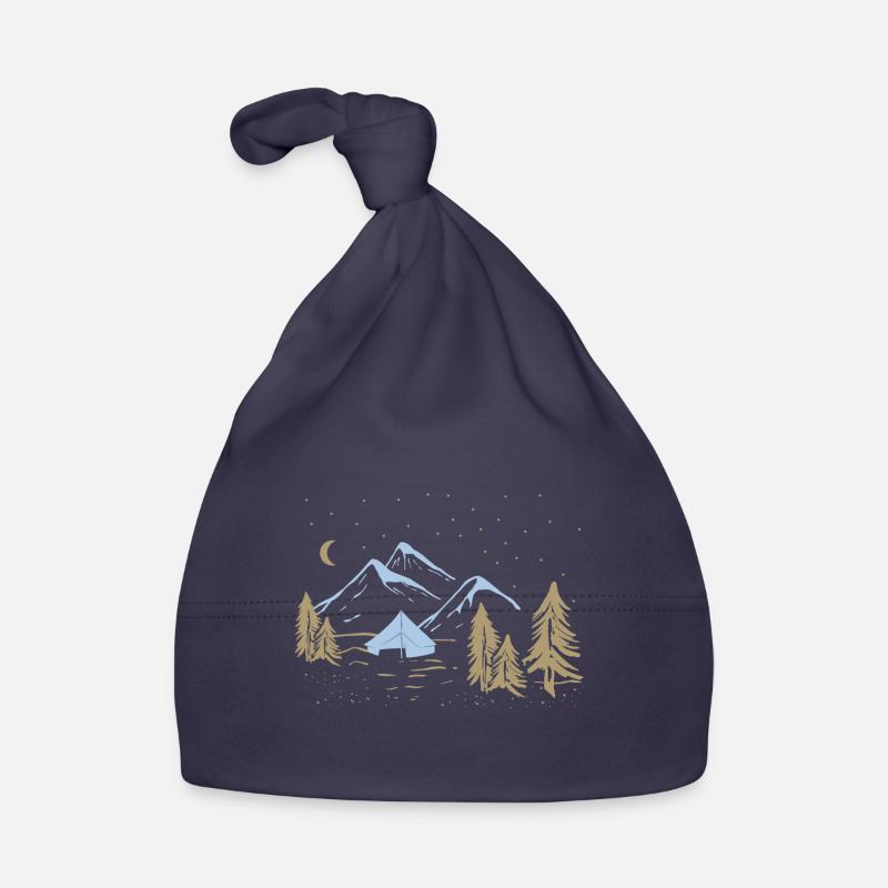 Idée cadeau - Camping Camper camping Nature Bonnet bio Bébé
