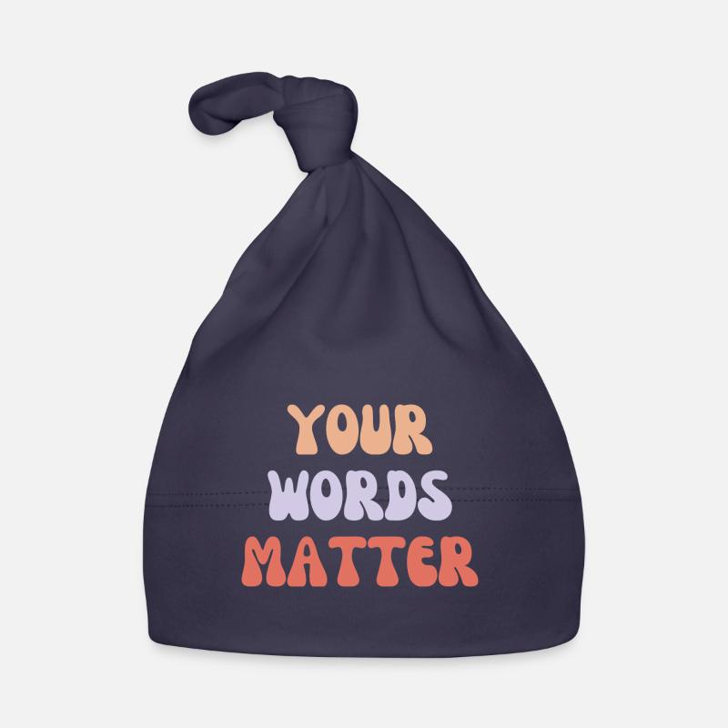Vos mots comptent Bonnet bio Bébé