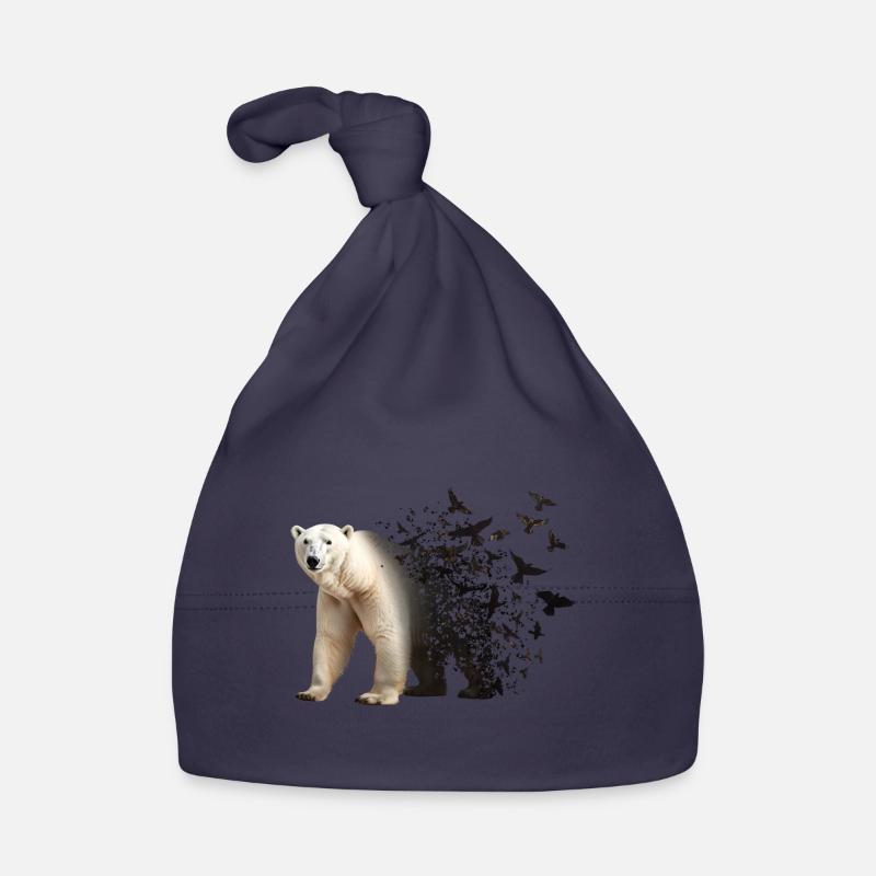 Eisbär Baby Bio-Mütze