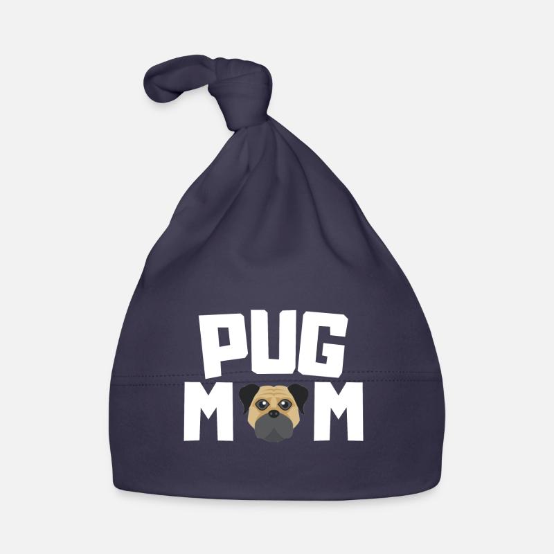 Mops Mama Hunde Haustier Muttertag Geschenk Mops Baby Bio-Mütze
