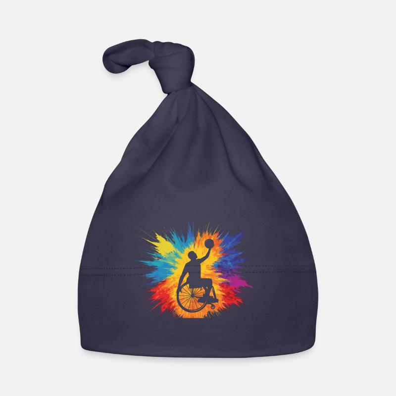 Cadeau de basketball en fauteuil roulant Bonnet bio Bébé