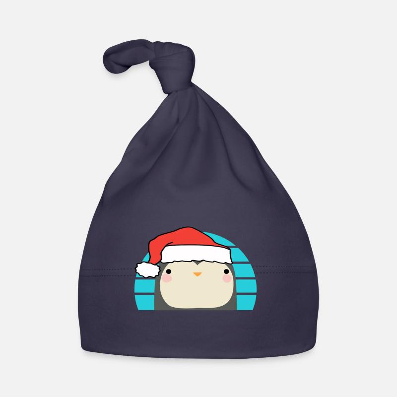 Pingouin de Noël Bonnet bio Bébé