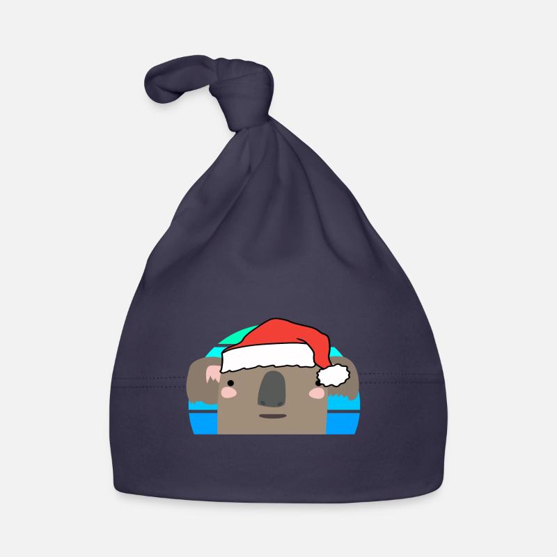 Christmas Koala Organic Baby Cap