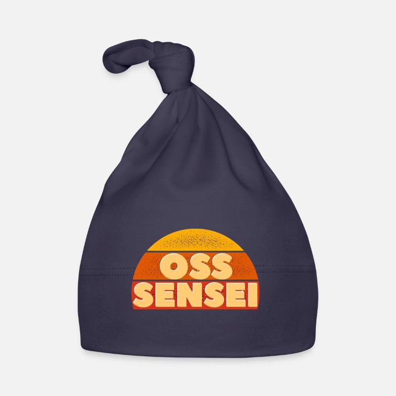 Oss sensei - Judo Geschenkidee Baby Bio-Mütze