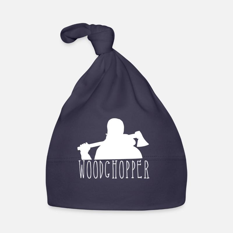 Bûcheron Bûcheron Design Tree Feller - Bonnet bio Bébé - marine