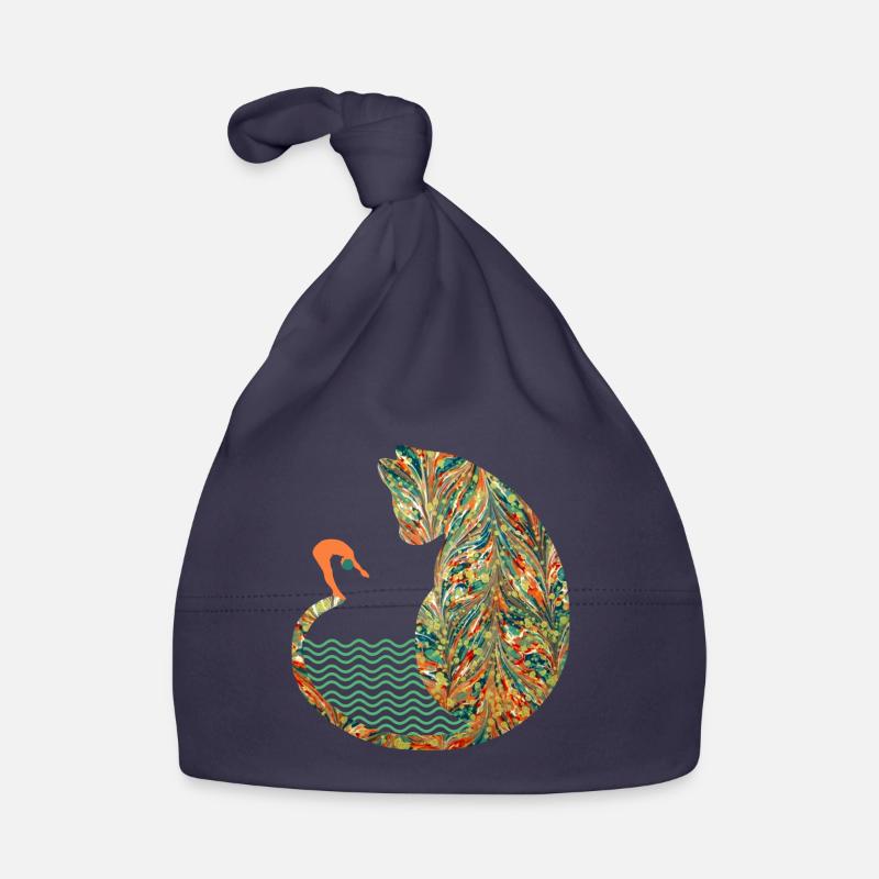 Chat avec nageur E 20 Bonnet bio Bébé