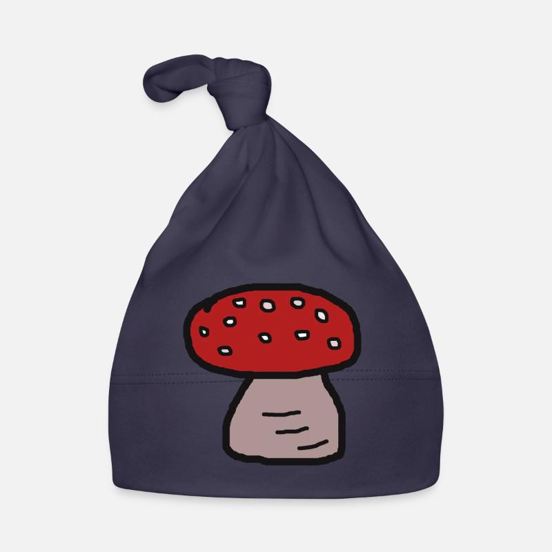 Toadstool Mushrooms Autumn r Poisonous Lucky Charm Organic Baby Cap